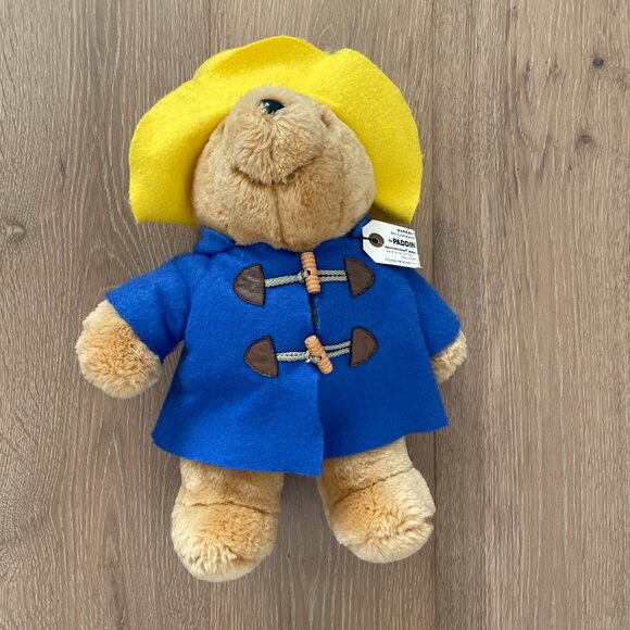 Vintage Sears Paddington Bear 15” Kids Gifts Plush Toy Stuffed Animal Blue Coat - Picture 3 of 10